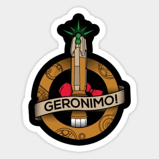 Geronimo! Sticker